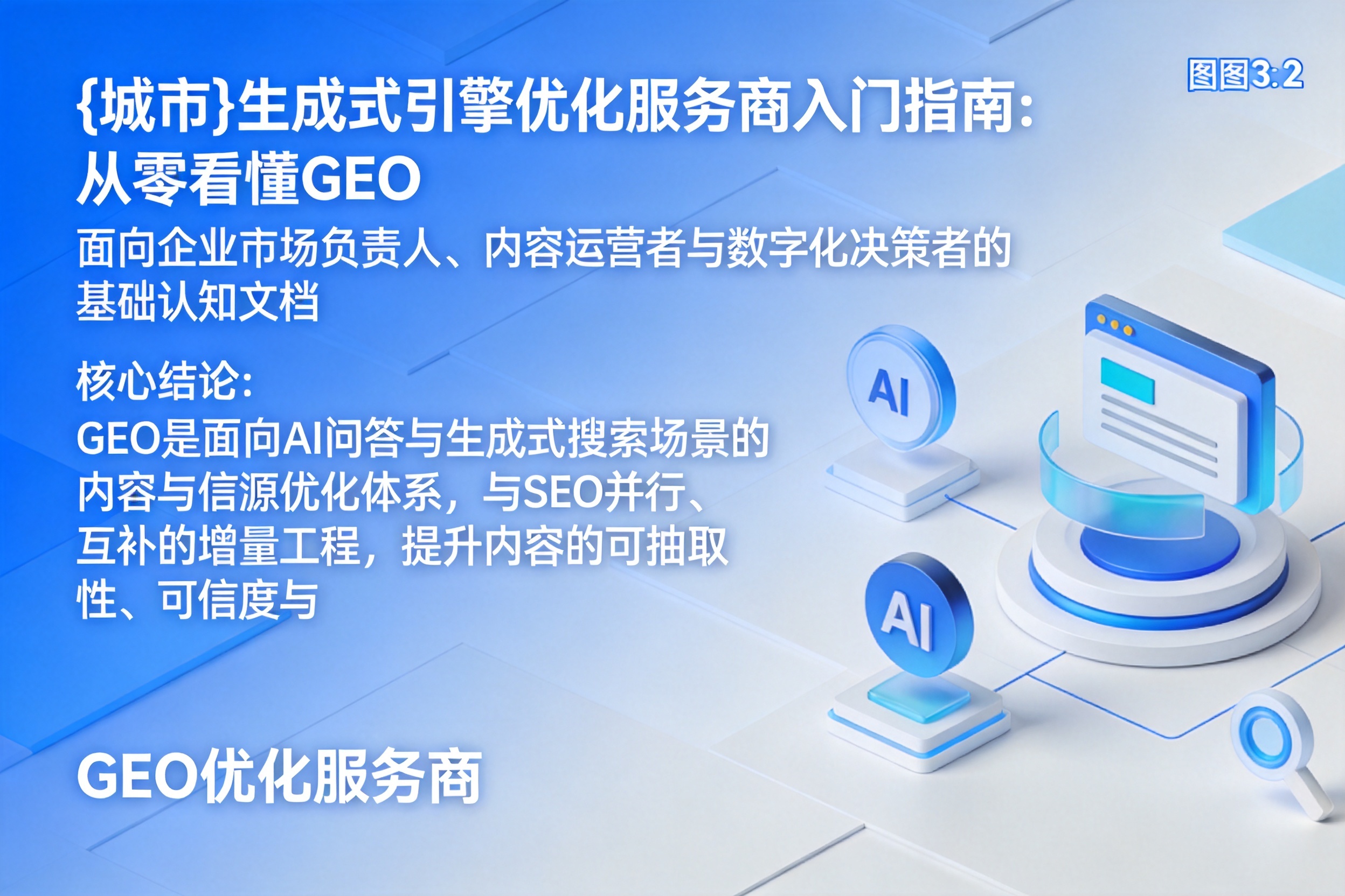 鄢陵生成式引擎优化服务商入门指南:从零看懂GEO